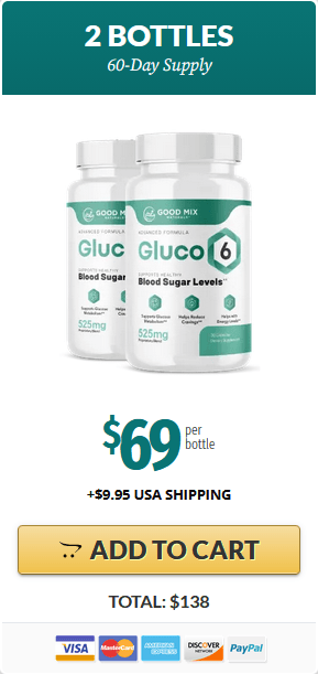 gluco6 checkout 2 bottles