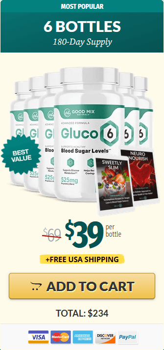 gluco6 checkout 6 bottles